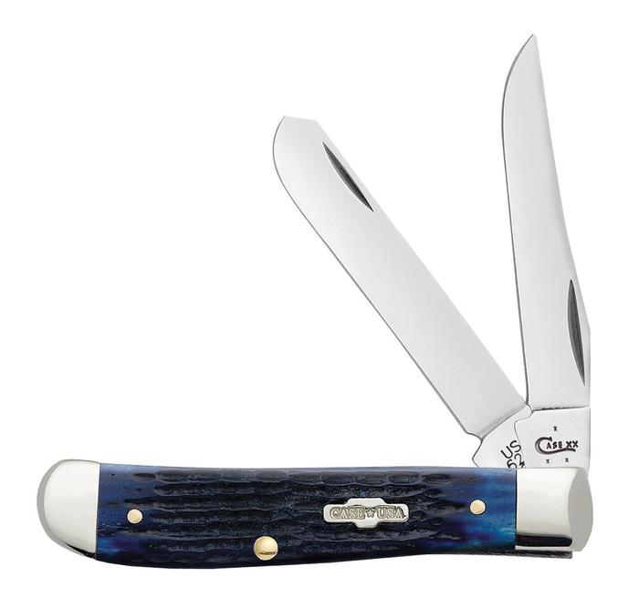 Blue Bone Rogers Corn Cob Jig Mini Trapper Pocket Knife