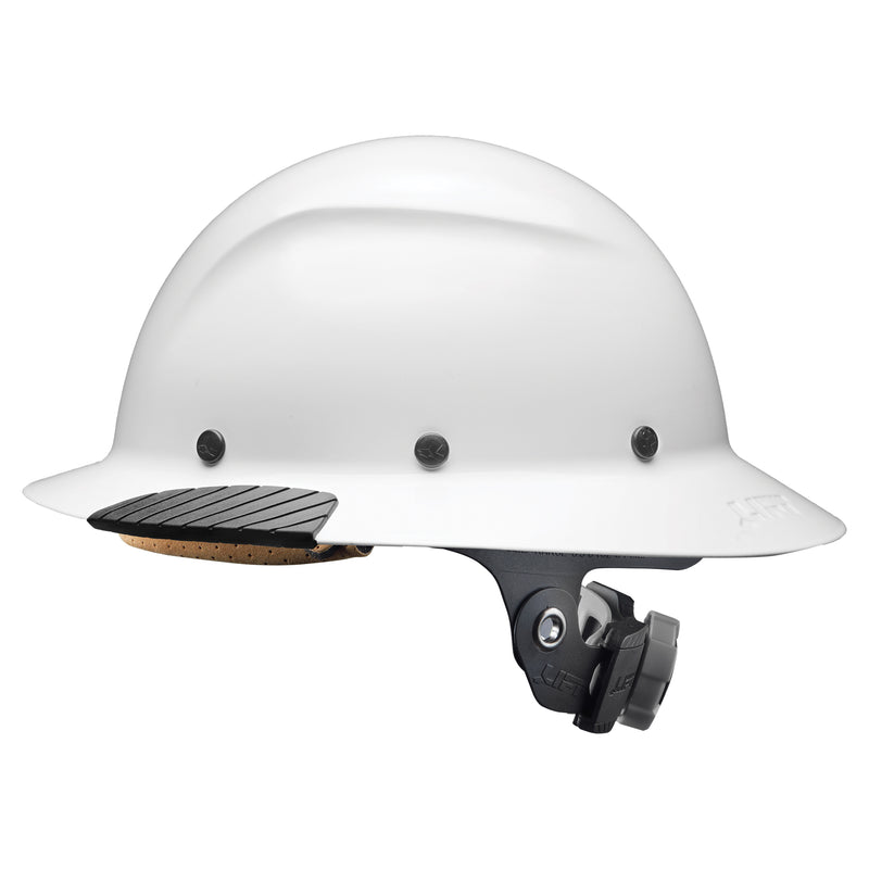 DAX Fiber Resin Full Brim Hard Hat White