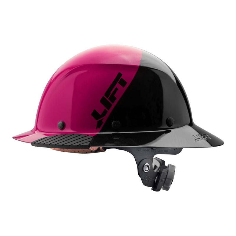 DAX Fifty/50 Resin Full Brim Hard Hat Pink