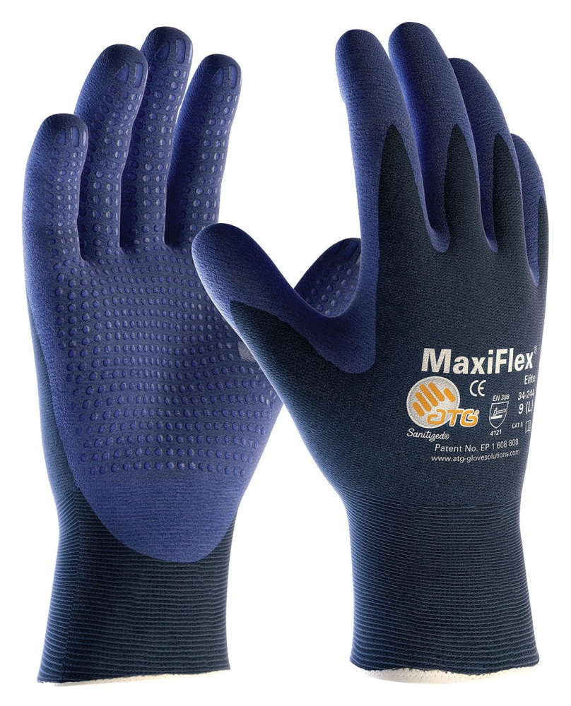 MicroFoam Grip Gloves Seamless Medium