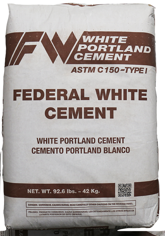 Type 1 & 2 White Portland Cement 94lb Bag